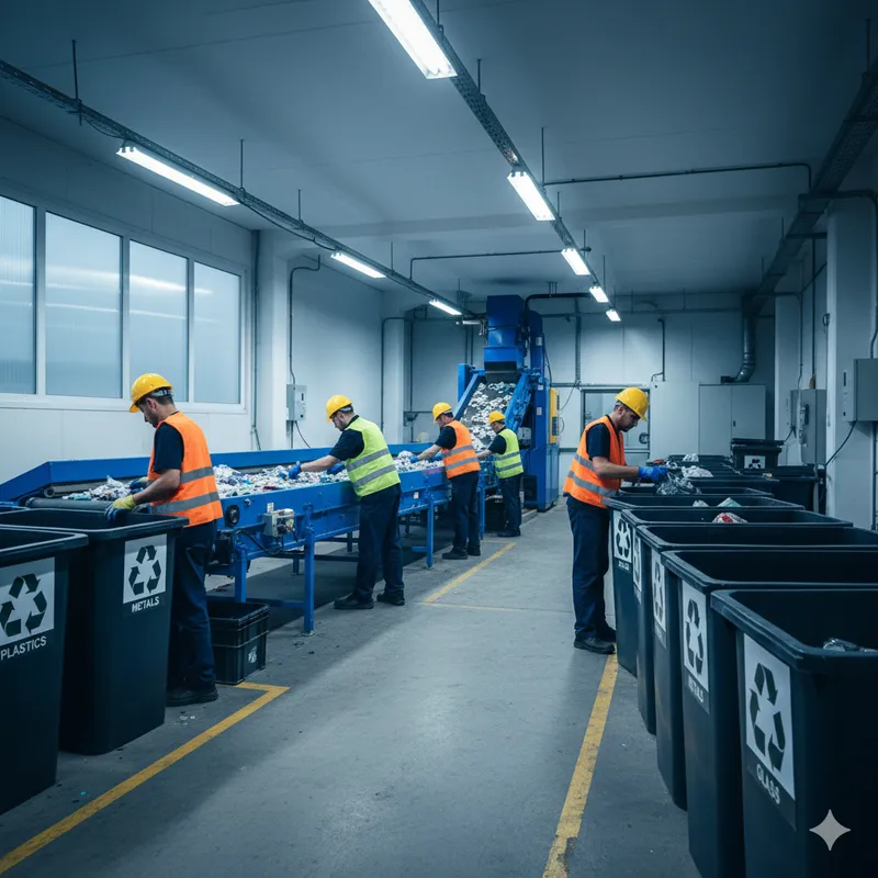 Equipa a carregar materiais no local do cliente